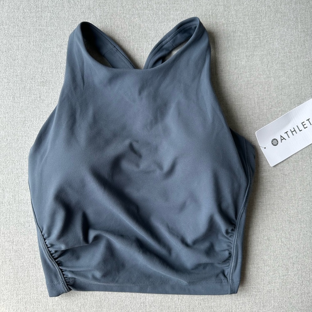 ATHLETA CONSCIOUS TWIST CROP BRA D-DD